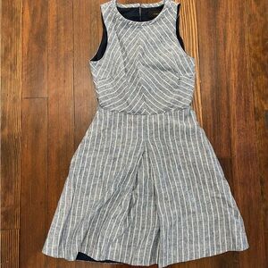 J.Crew striped linen dress